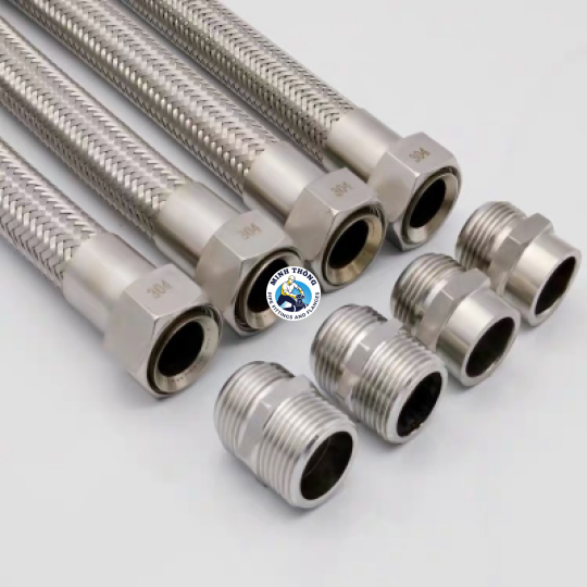 DÂY NỐI MỀM INOX ĐẦU CÔN